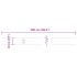Bordes para césped 10 uds 10x103 cm acero