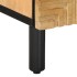 Mesilla de noche marrón 40x33x46 cm madera maciza