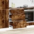 Mueble bajo de cocina de madera de ingeniería de roble