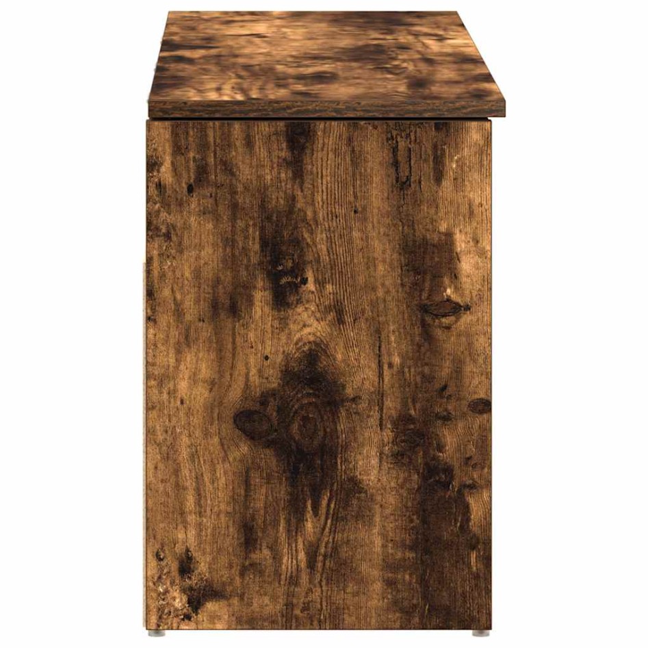 Banco zapatero madera de ingeniería roble ahumado