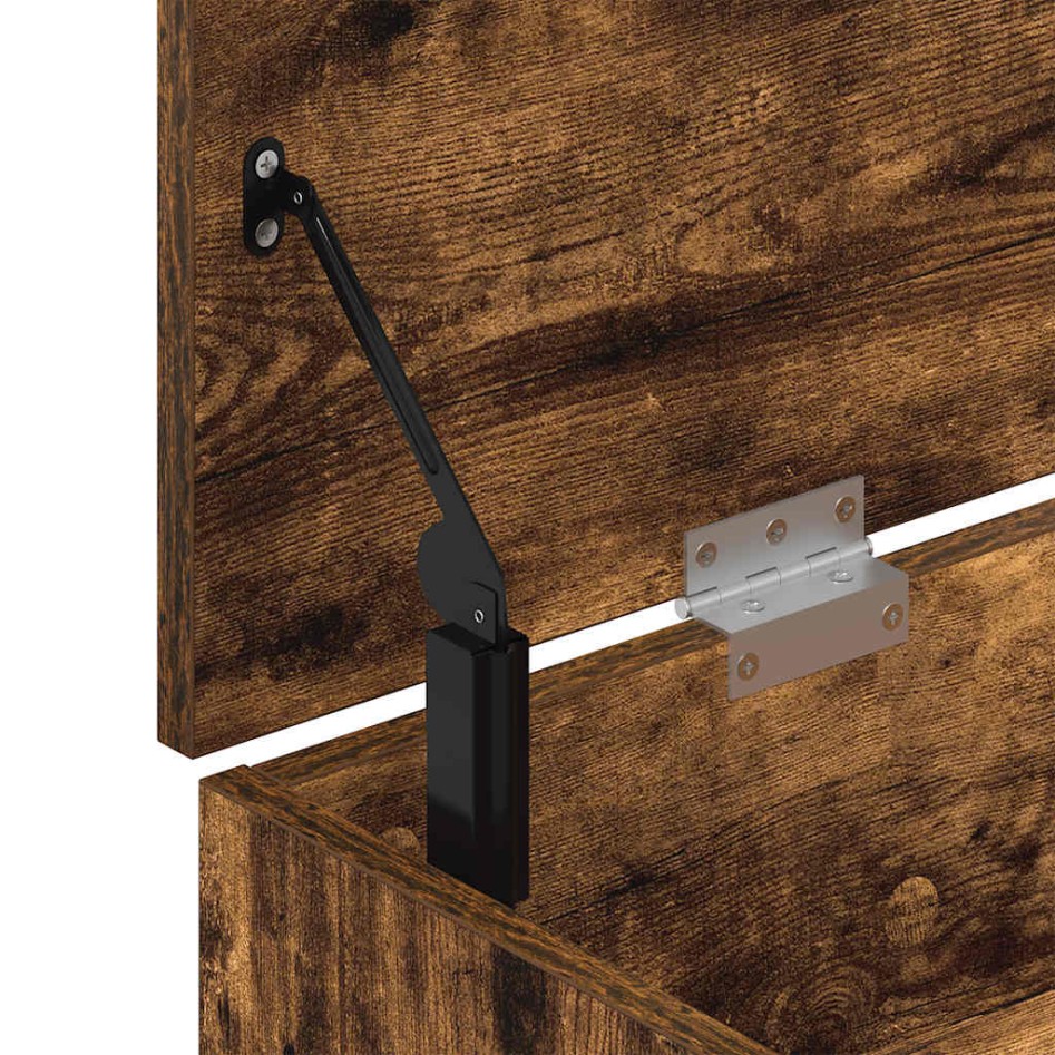 Banco zapatero madera de ingeniería roble ahumado