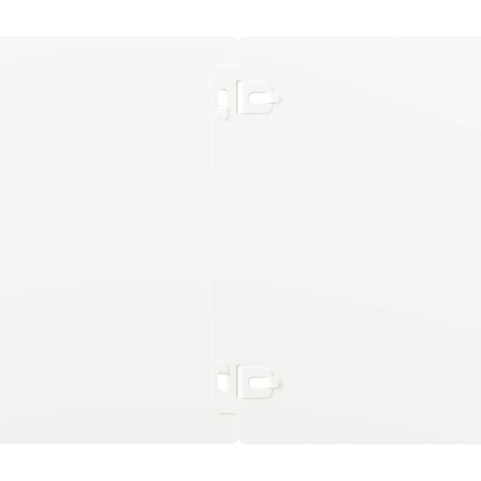 Bordes para césped 10 uds acero laminado frío blanco 20x103