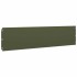Bordes césped 10 uds acero laminado frío verde oliva 25x103