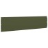 Bordes césped 10 uds acero laminado frío verde oliva 25x103