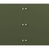 Bordes césped 10 uds acero laminado frío verde oliva 25x103