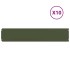 Bordes césped 10 uds acero laminado frío verde oliva 20x103
