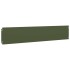 Bordes césped 10 uds acero laminado frío verde oliva 20x103