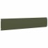 Bordes césped 10 uds acero laminado frío verde oliva 20x103