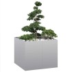 Jardinera 100x100x80 cm de acero galvanizado