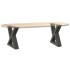 Patas de mesa centro 2 unidades acero antracita 30x(30-31,3)
