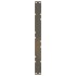 Patas mesa de centro 2 uds acero natural 70x(42-43,3) cm