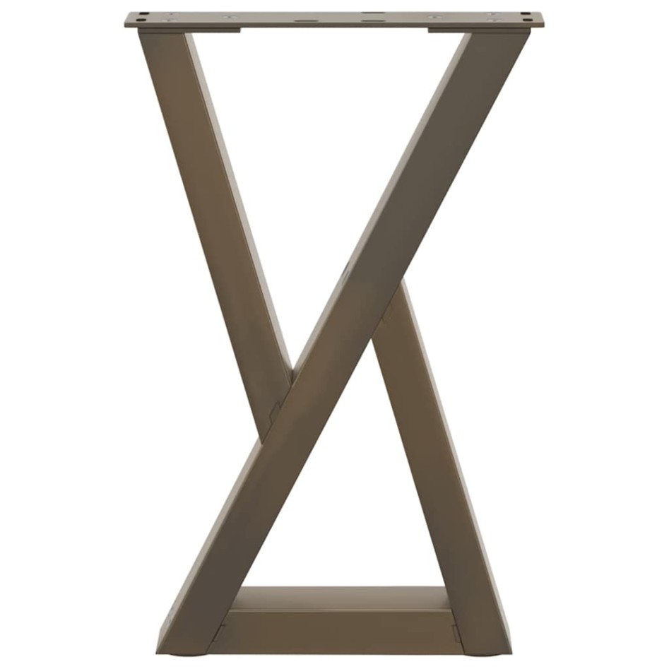 Patas para mesa de centro 2 uds antracita acero 28x(42-43,3)