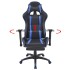 Silla de oficina racing reclinable con reposapiés