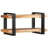 Estante de pared madera maciza de acacia 70x33x35