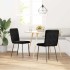 Sillas de comedor 2 unidades terciopelo