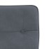 Sillas de comedor 2 unidades terciopelo gris