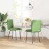 Sillas de comedor 2 unidades terciopelo verde