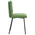 Sillas de comedor 2 unidades terciopelo verde