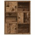 Estantería madera de ingeniería color envejecido 60x24x76,5