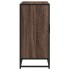Aparador de madera de ingeniería marrón roble 92x35x76