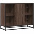 Aparador de madera de ingeniería marrón roble 92x35x76