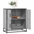 Aparador madera ingeniería gris sonoma 68x35x76