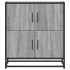 Aparador madera ingeniería gris sonoma 68x35x76