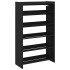 Mueble zapatero madera contrachapada negro 60x25x100