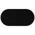 Tablero de mesa ovalado madera maciza de roble 80x40x4