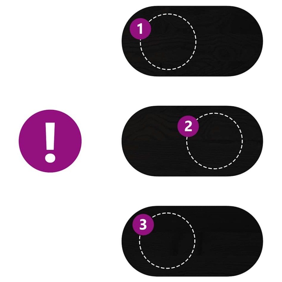 Tablero de mesa ovalado madera maciza de roble 80x40x4