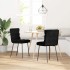 Sillas de comedor 2 unidades terciopelo