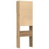 Armario lavadora madera ingeniería roble artesanal 64x24x190