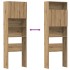 Armario lavadora madera ingeniería roble artesanal 64x24x190
