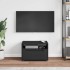 Mueble de TV VISNES negro 60x40x38 cm madera de