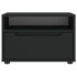 Mueble de TV VISNES negro 60x40x38 cm madera de