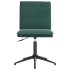 Silla de comedor de terciopelo verde