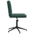 Silla de comedor de terciopelo verde