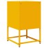 Mesita de noche acero laminado en frío amarillo 36x39x60,5