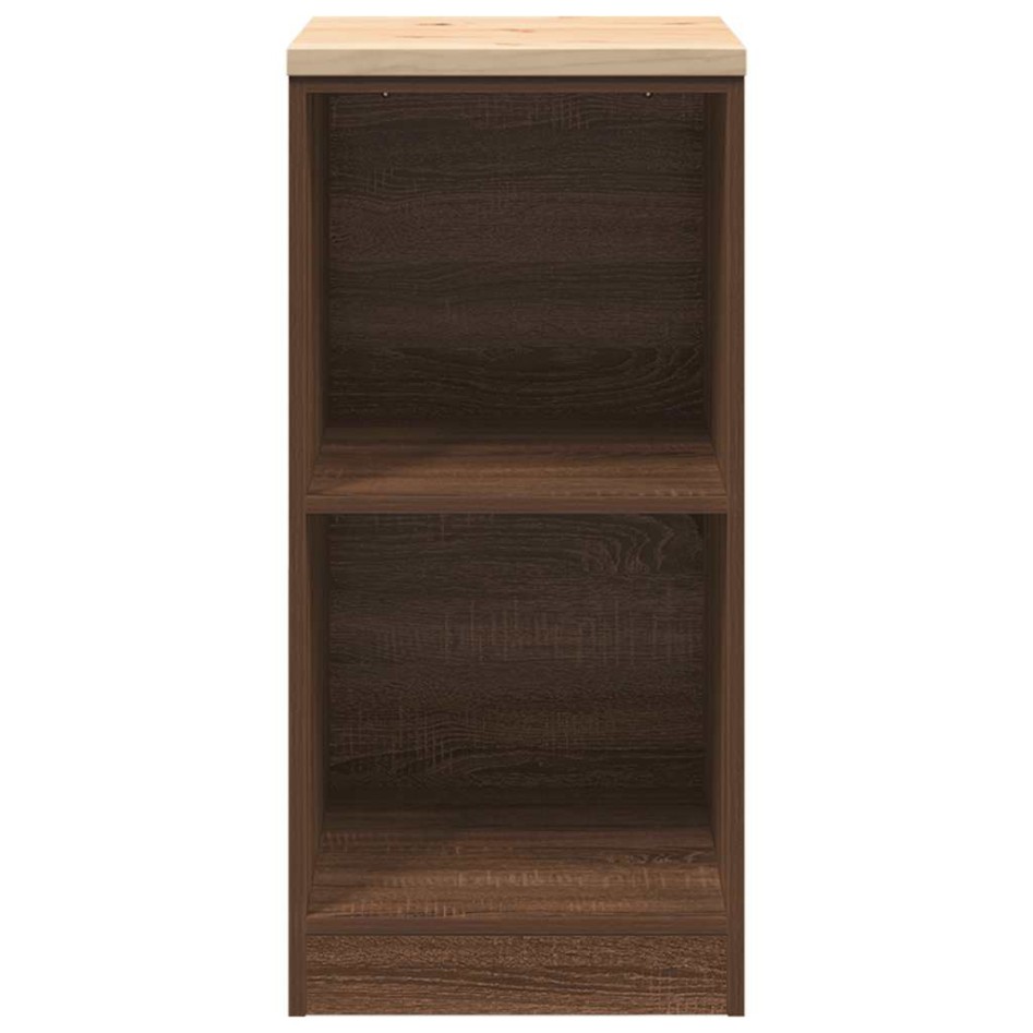 Armario de almacenamiento para garaje roble marrón 40x51x85