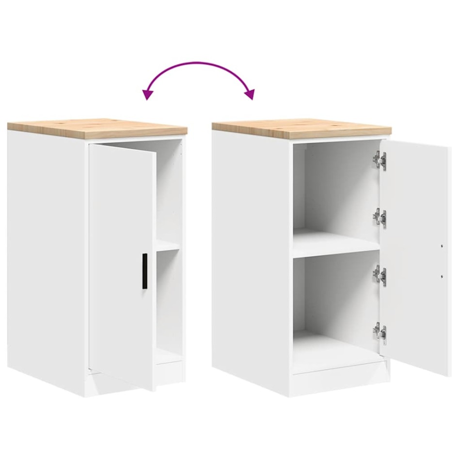 Armario de almacenamiento para garaje blanco 40x51x85