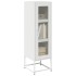 Aparador de acero laminado en frío blanco 36x39x123