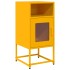 Mesita de noche acero laminado en frío amarillo 36x39x78