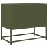 Mueble de TV acero laminado en frío verde oliva 68x39x60,5