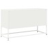 Mueble para TV acero laminado en frío blanco 100,5x39x60,5