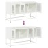 Mueble para TV acero laminado en frío blanco 100,5x39x60,5