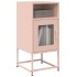 Mesita de noche acero laminado en frío rosa 36x39x78