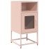 Mesita de noche acero laminado en frío rosa 36x39x78