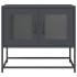 Mueble para TV acero laminado en frío antracita 68x39x60,5