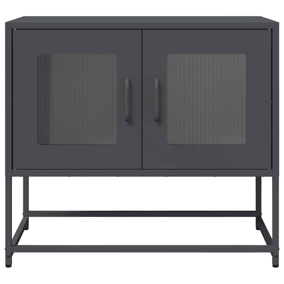 Mueble para TV acero laminado en frío antracita 68x39x60,5