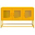 Mueble para TV acero laminado en frío amarillo 100,5x39x60,5